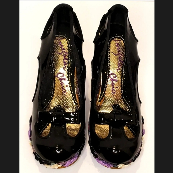 Irregular Choice Heels Platform Heels, Black Patent Leather, Size 38, 7 - Picture 4 of 9